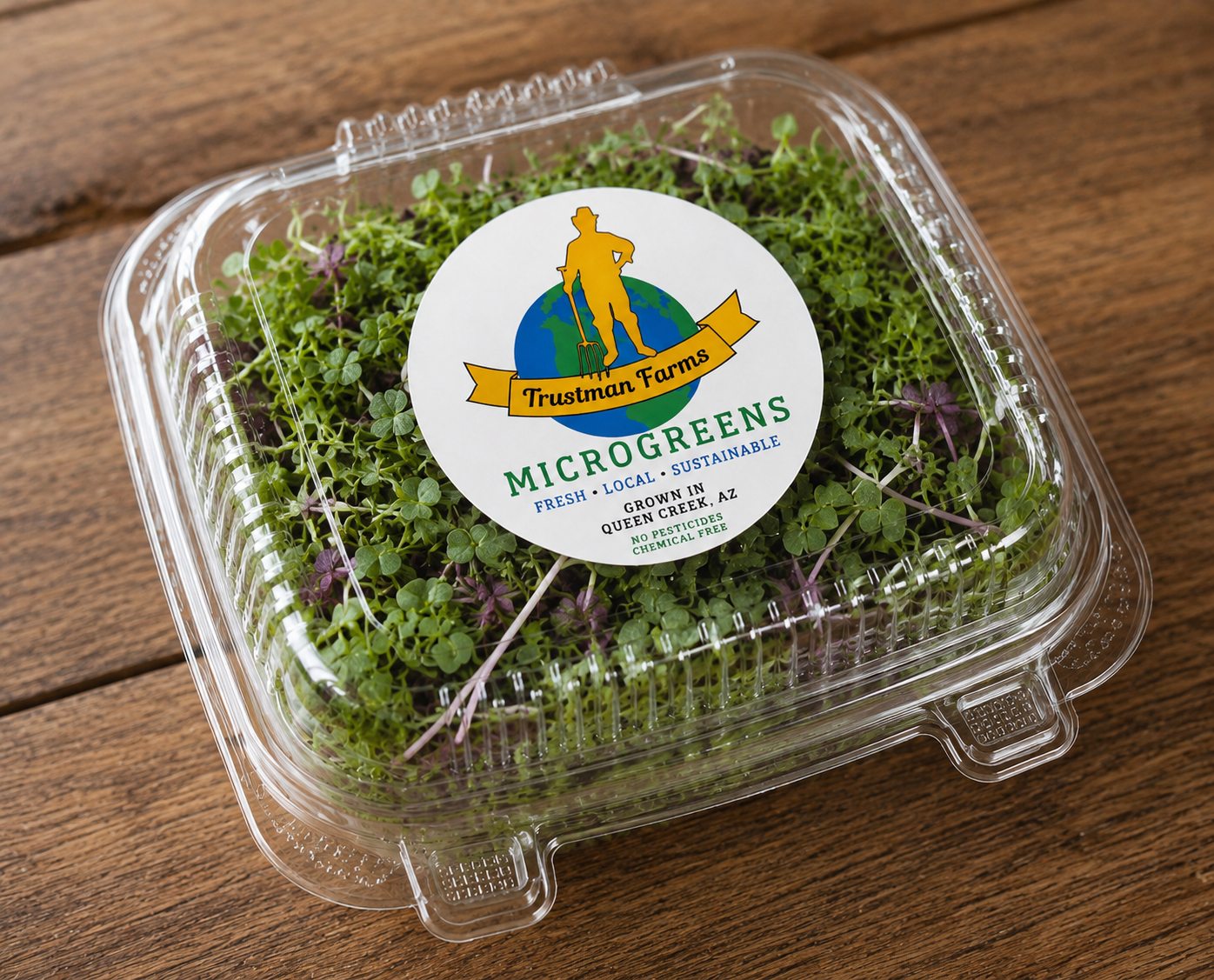 Fresh Locally Grown Microgreens | Nutrient-Dense Urban Farm Greens – Trustman Farms