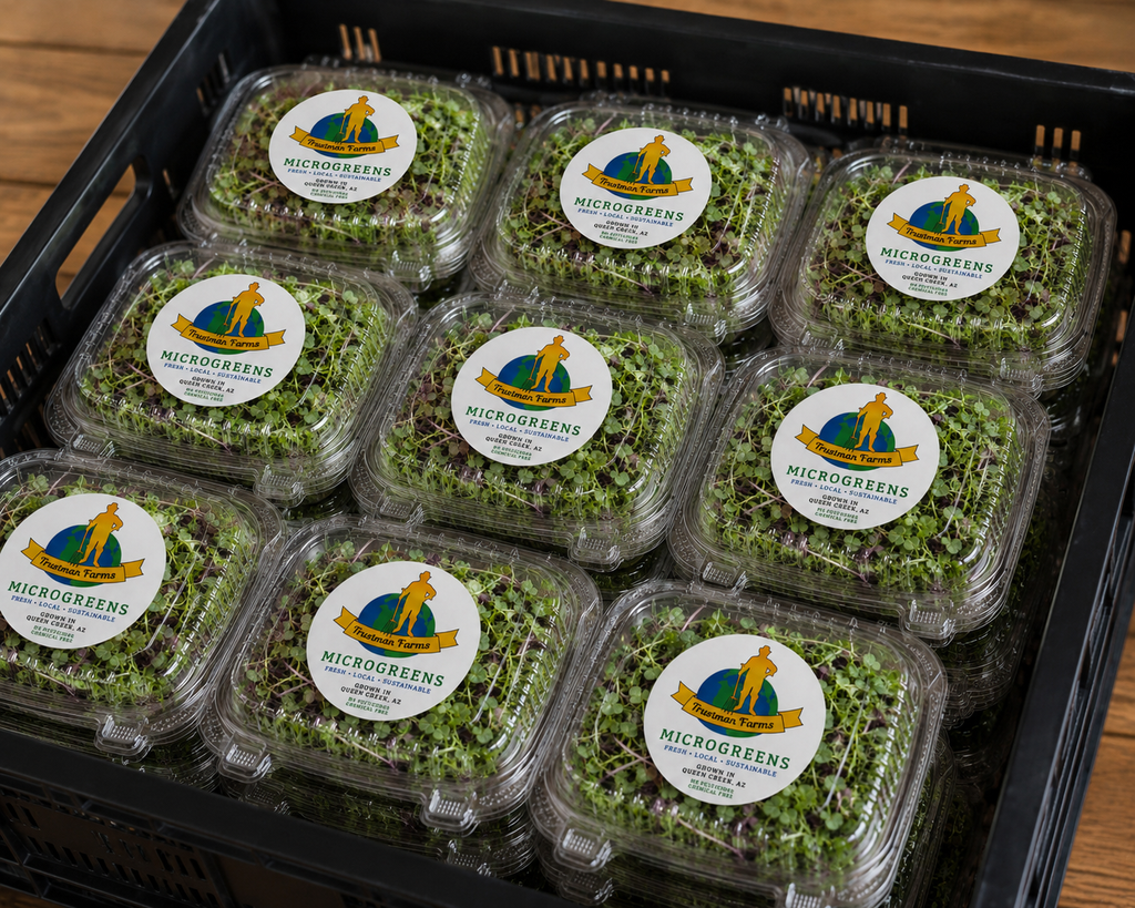 Fresh Locally Grown Microgreens | Nutrient-Dense Urban Farm Greens – Trustman Farms