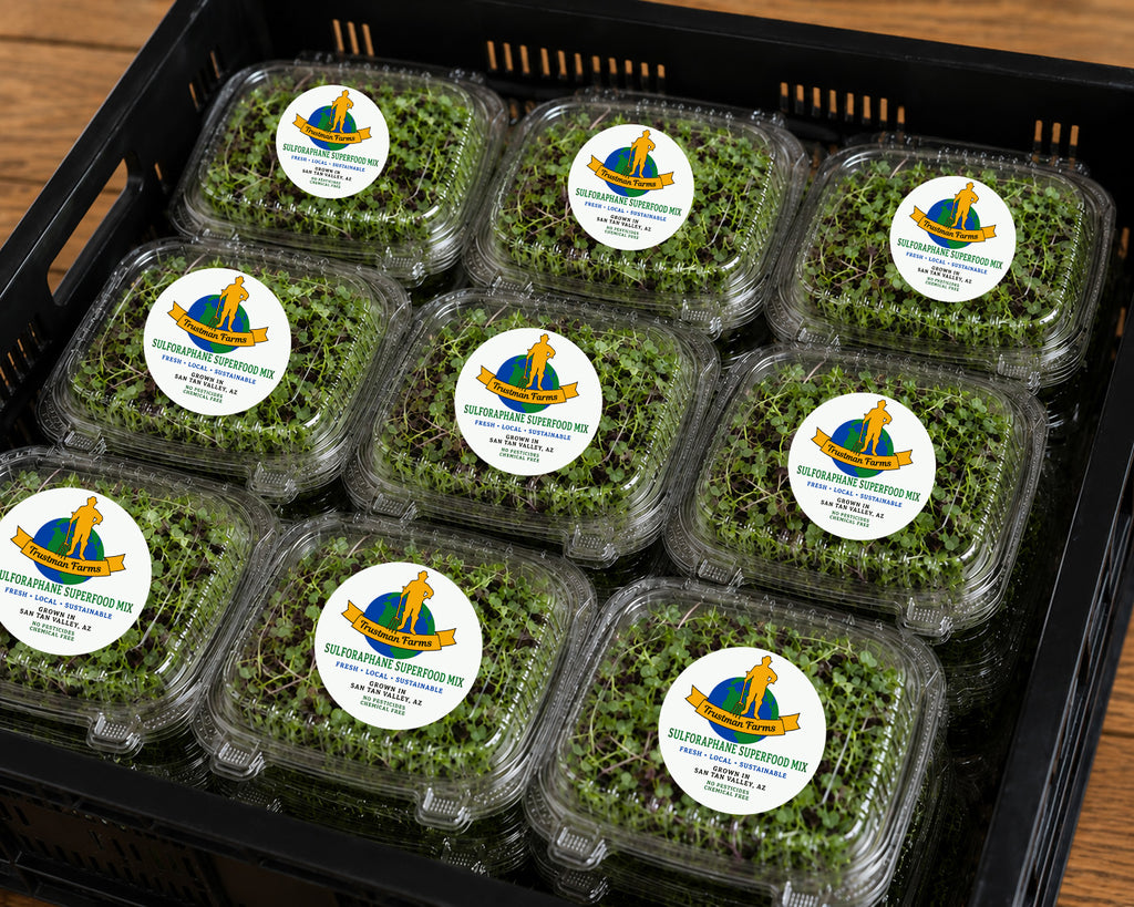 Sulforaphane Superfood Mix Microgreens | Trustman Farms