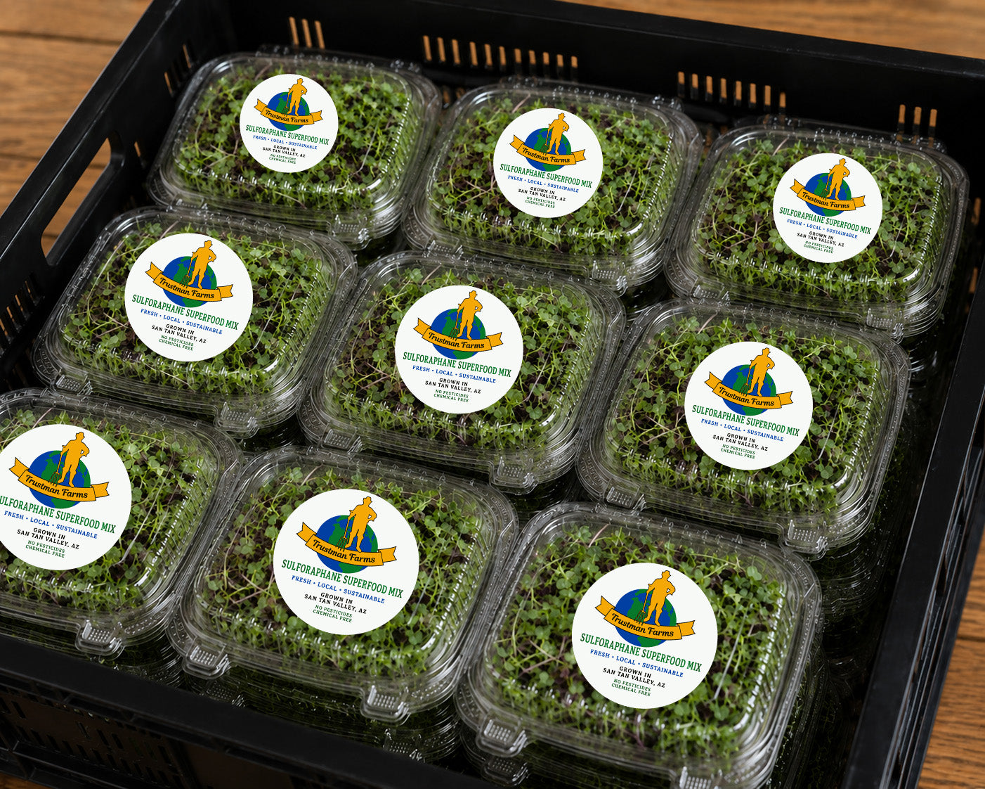 Sulforaphane Superfood Mix Microgreens | Trustman Farms