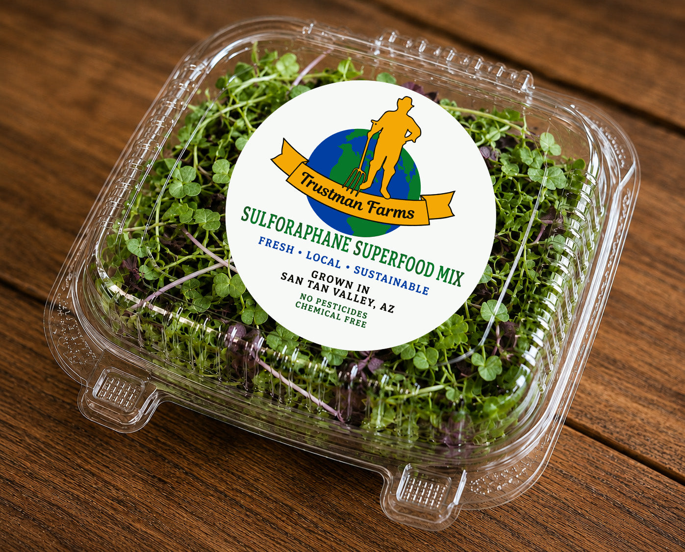 Sulforaphane Superfood Mix Microgreens | Trustman Farms